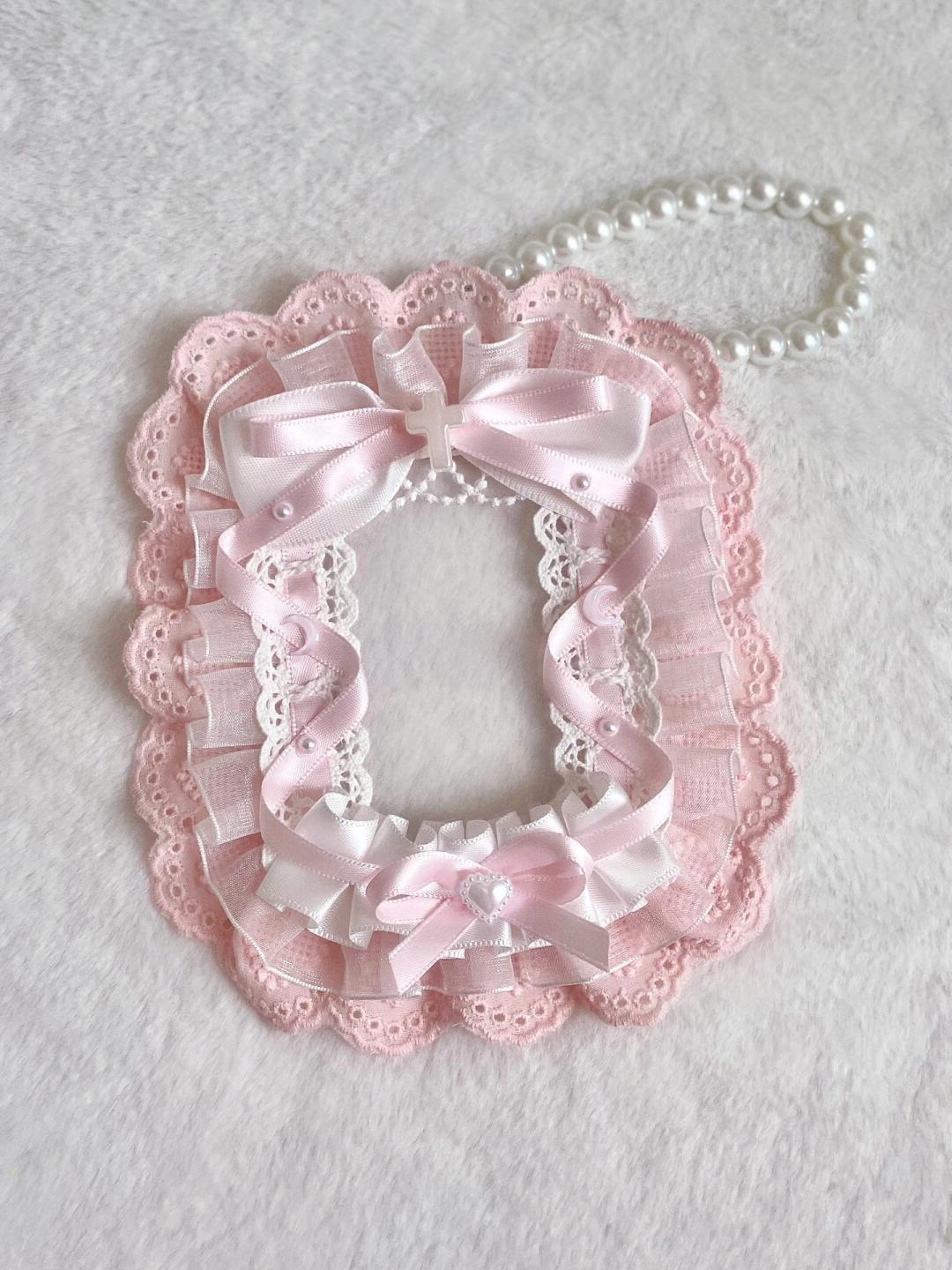 حامل بطاقات PVC 3 بوصة يدوي قم - مراجعة Beaded Trim Fringe وسعره