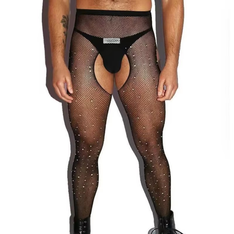 جوارب رجالية شبكية مفتوحة من ا - مراجعة Crystal Mesh Fabric وسعره