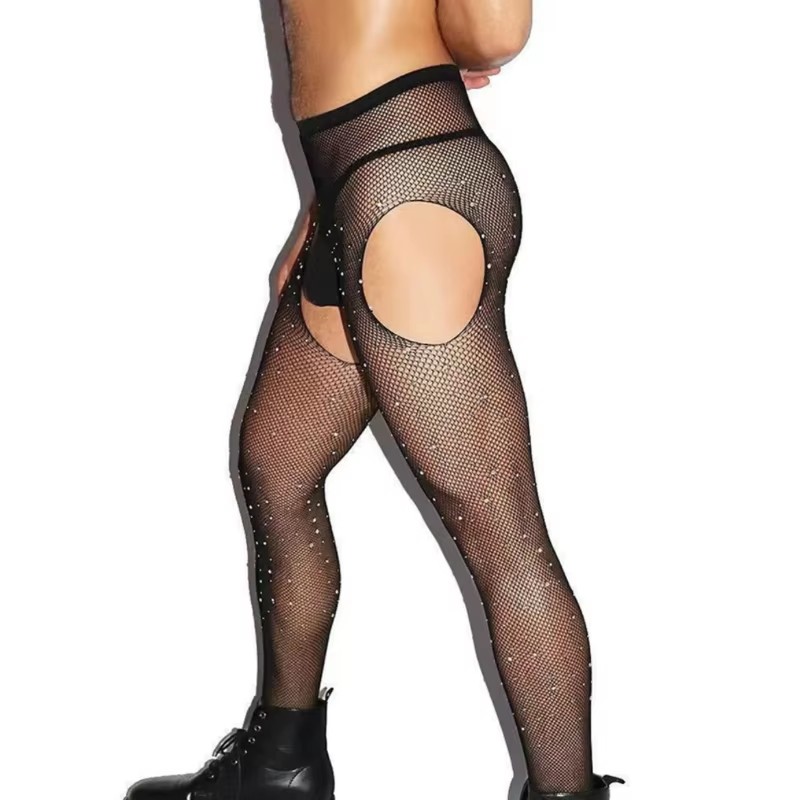 جوارب رجالية شبكية مفتوحة من ا - مراجعة Crystal Mesh Fabric وسعره