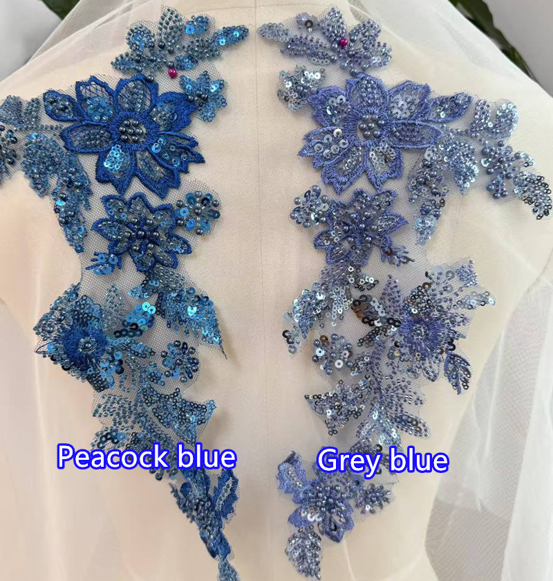 10 قطع من رقع الدانتيل المطرزة - مراجعة Applique Patch Flower وسعره