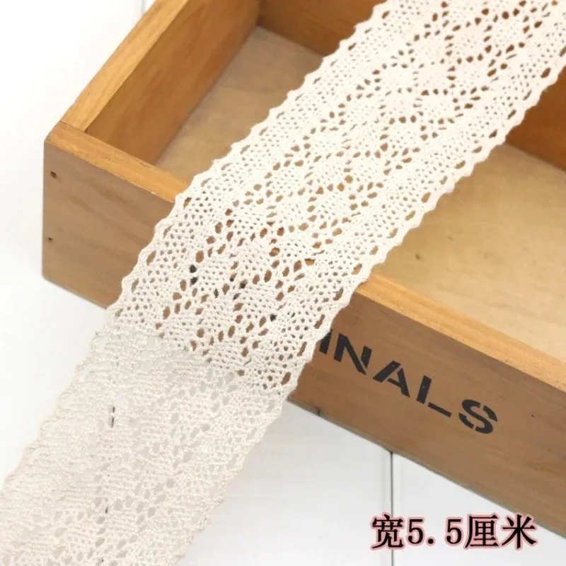 Ivory White Cotton Lace Trim R - مراجعة Lace Ribbon Trim وسعره