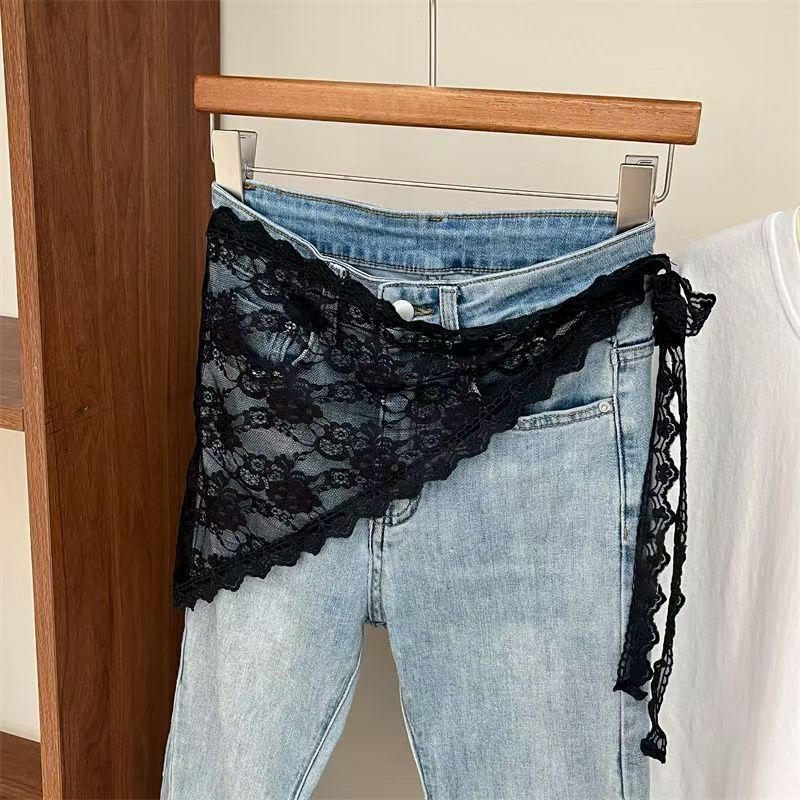 تنورة قصيرة من الدانتيل المثلث - مراجعة Lace Ribbon Trim وسعره