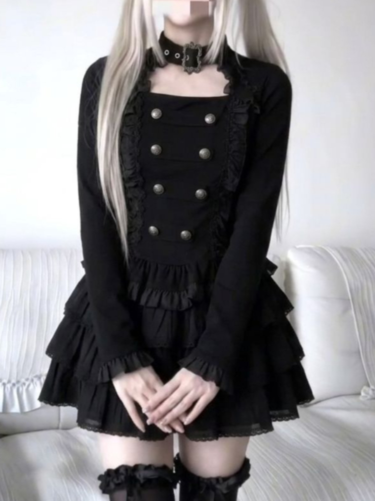 طقم من قطعتين بأسلوب القوط هار - مراجعة Elastic Lace Trim وسعره